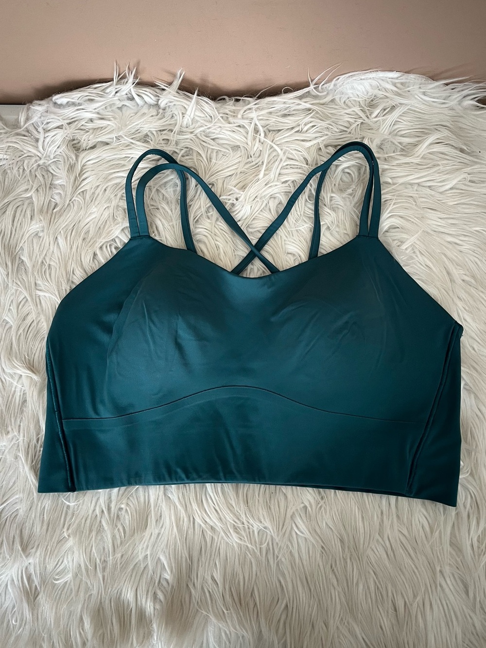 {Lululemon} Like a Cloud Longline Bra Light Support, B/C Cup - Womens 12